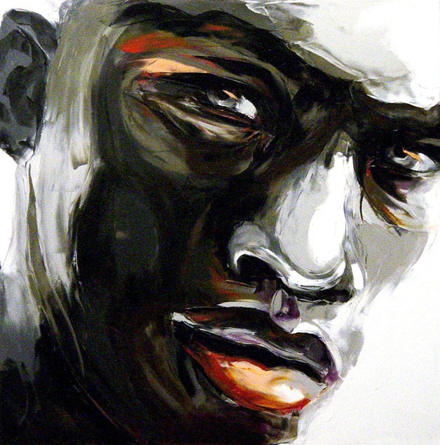 Francoise Nielly Portrait Palette Painting Expression Face016